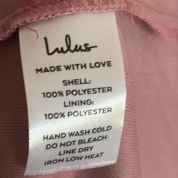 New Lulus Real Romantic Light Rose Satin Strapless Maxi Dress Size S - Picture 12 of 16